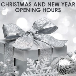 Christmas and New Year opening hours