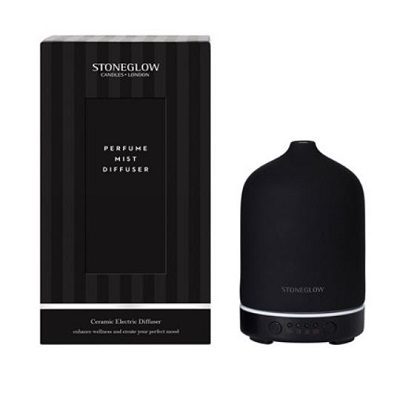 Stoneglow Ceramic Perfume Mist Diffuser - Black