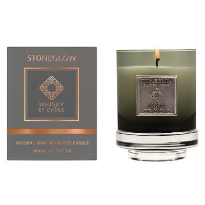 Stoneglow Whisky et Chene Scented Candle 200ml