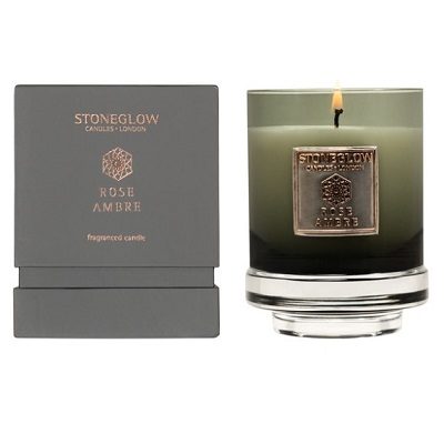 Stoneglow Rose Ambre Scented Candle 200ml